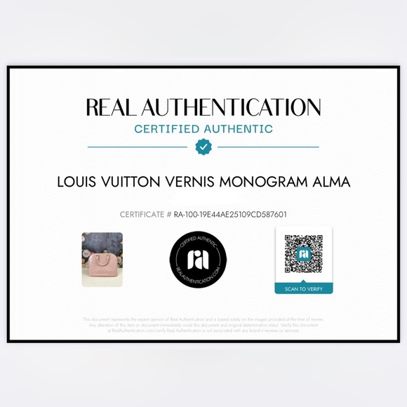 Louis Vuitton Authentic Vernis Leather Pink Alma Bag - Picture 14 of 14